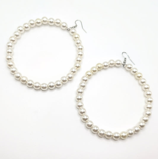 Pearl Hoops